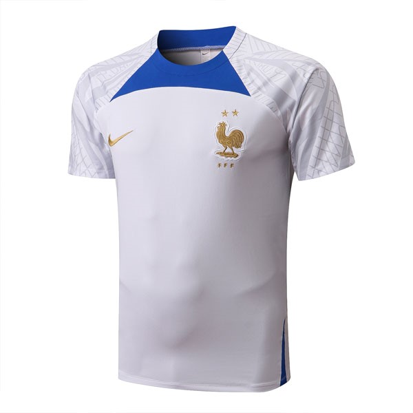 Trikot Entrenamien Frankreich 2022-23 Weiß